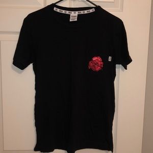 VS Pink OSU Black Tee